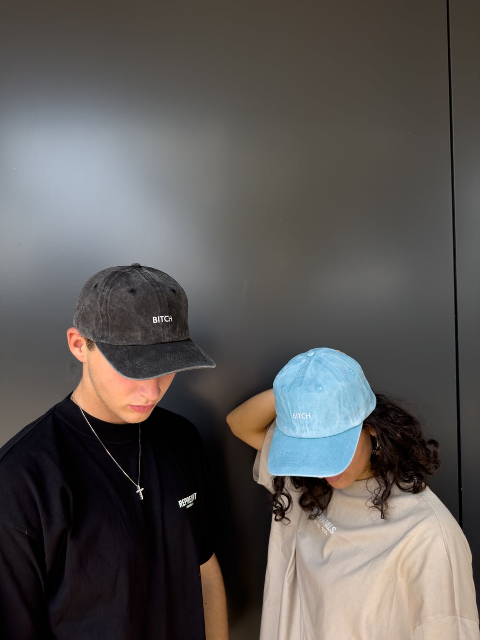 BITCH - Capkov.com washed cap-Hat-Capkov
