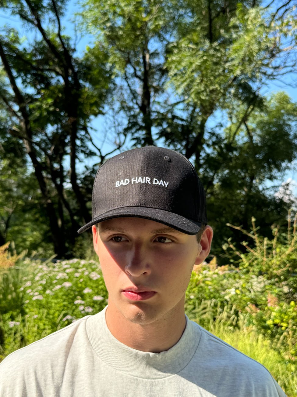BAD HAIR DAY - Capkov.com washed cap-Hat-Capkov