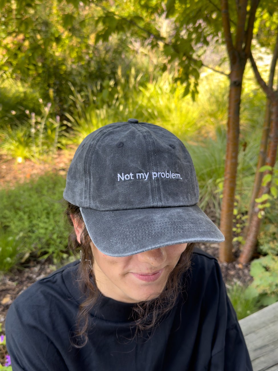 Not my problem. - Capkov.com washed cap-Hat-Capkov
