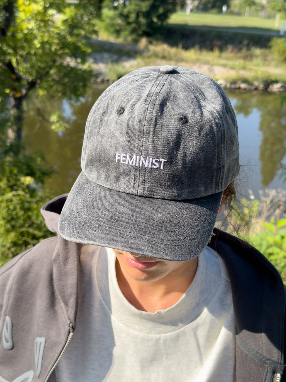 FEMINIST - Capkov.com washed cap-Hat-Capkov