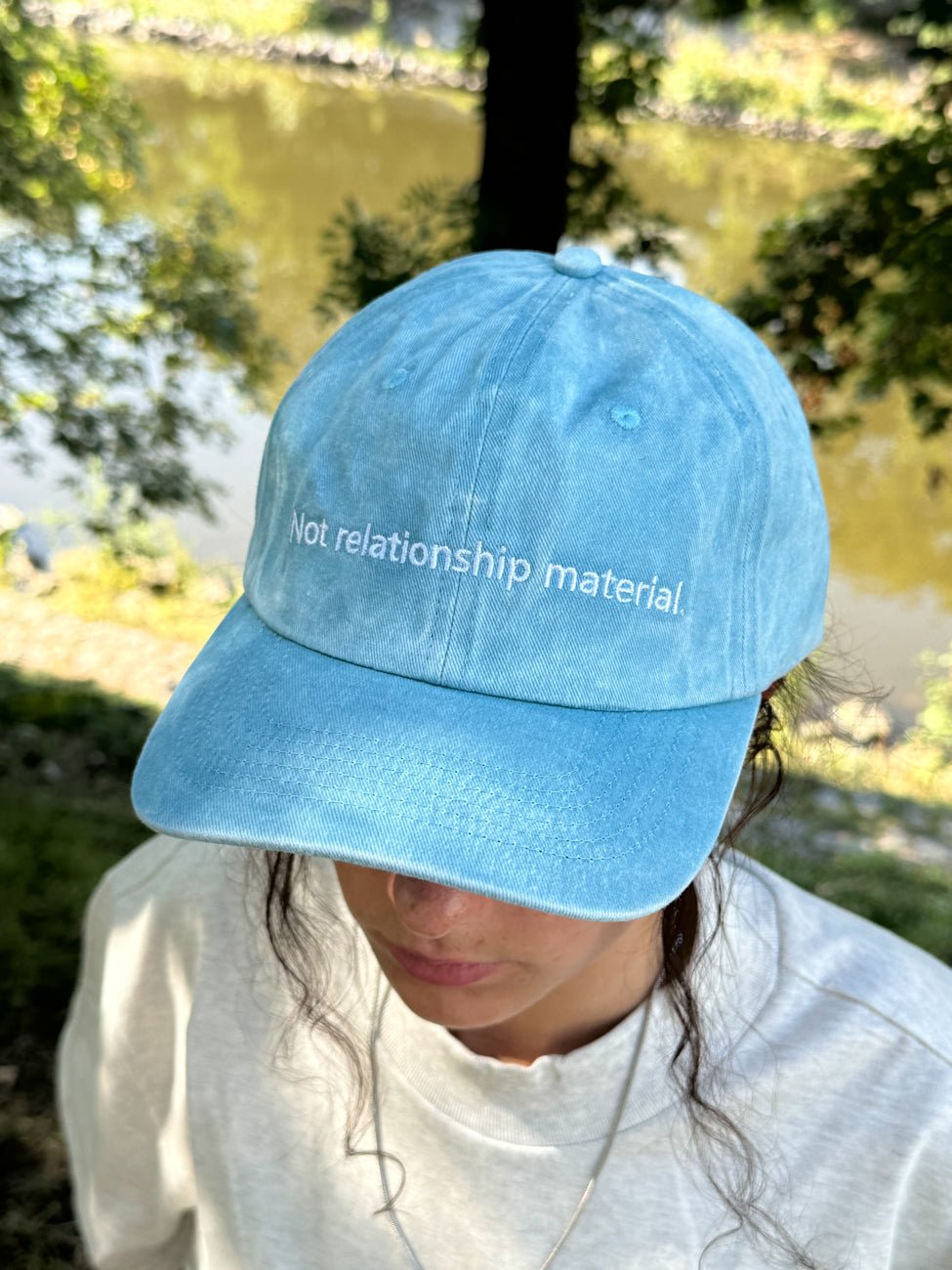 Not relationship material. - Capkov.com washed cap-Hat-Capkov