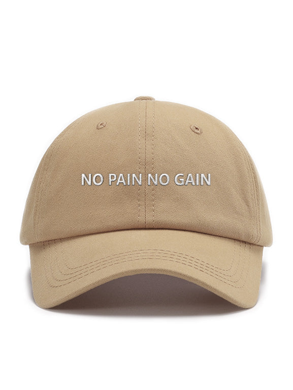 NO PAIN NO GAIN