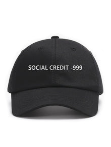 SOCIAL CREDIT 999 - Čapkov.cz kšiltovka – main non-washed
