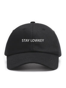 STAY LOWKEY - Čapkov.cz kšiltovka – main non-washed