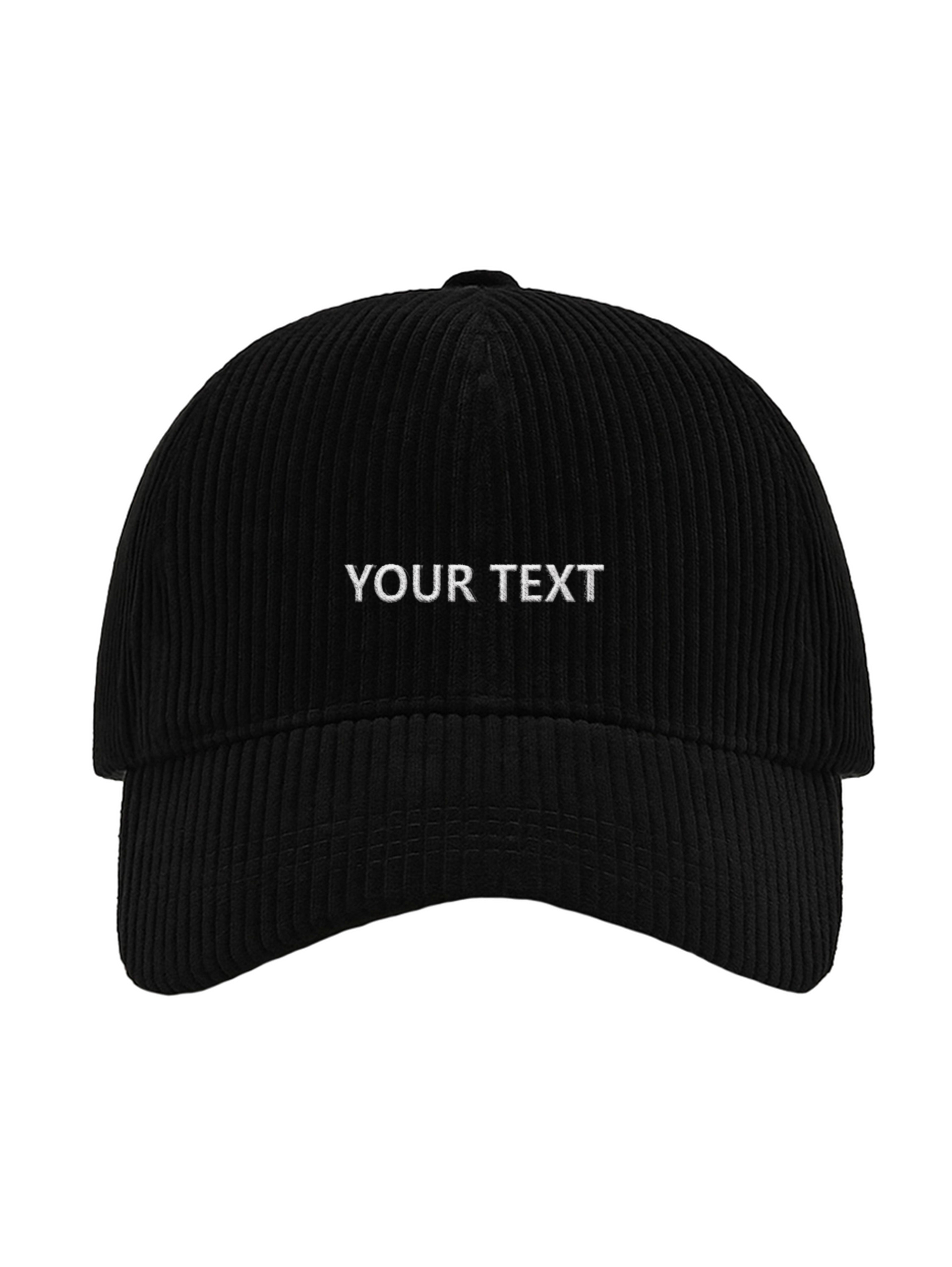 ✂️ Your own design TEXT - Capkov.com corduroy cap-Hat-Capkov