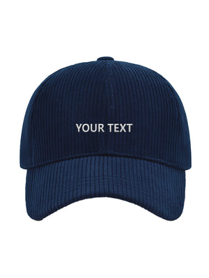 ✂️ Your own design TEXT - Capkov.com corduroy cap-Hat-Capkov