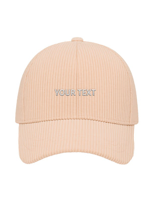 ✂️ Your own design TEXT - Capkov.com corduroy cap-Hat-Capkov
