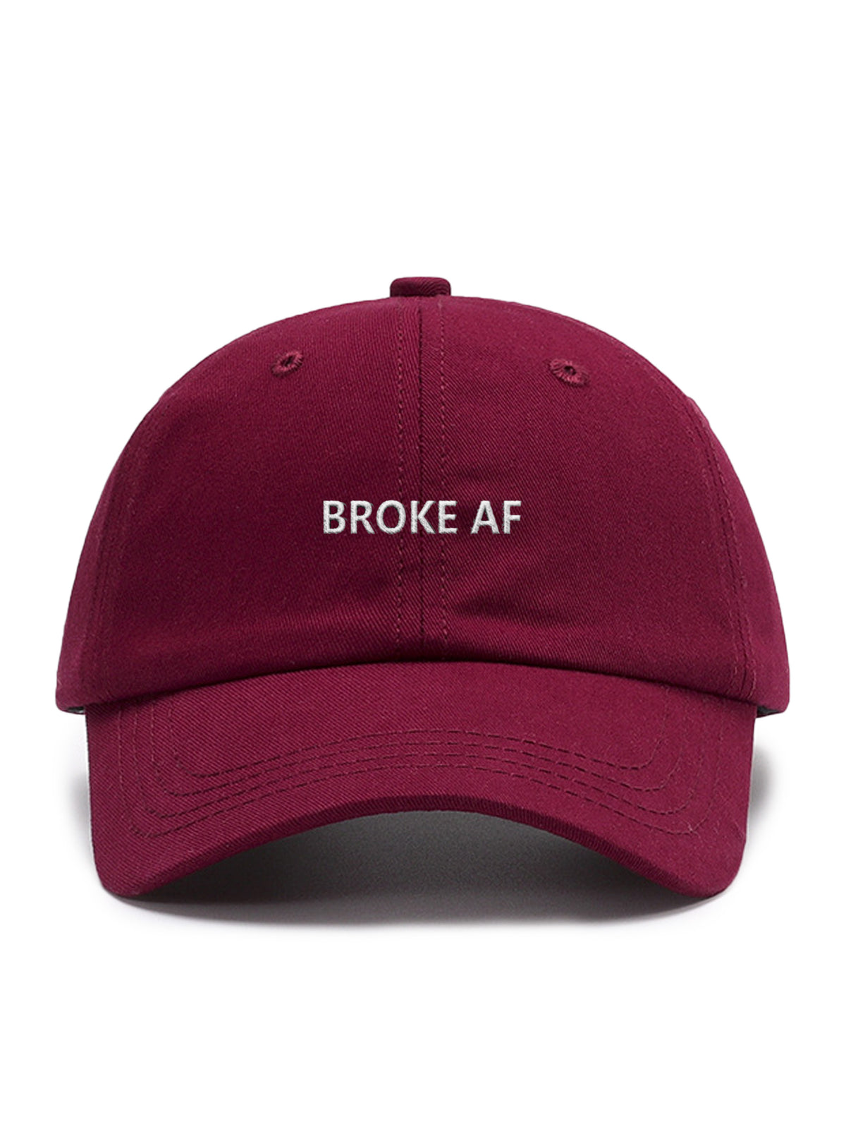 BROKE AF – cap, Wine – photo 8 of 14