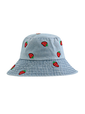 Bucket Hat Strawberries - Capkov.com hat-Hat-Capkov