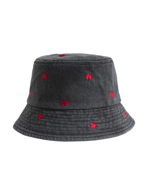 Bucket Hat Cute Heart - Capkov.com hat-Hat-Capkov
