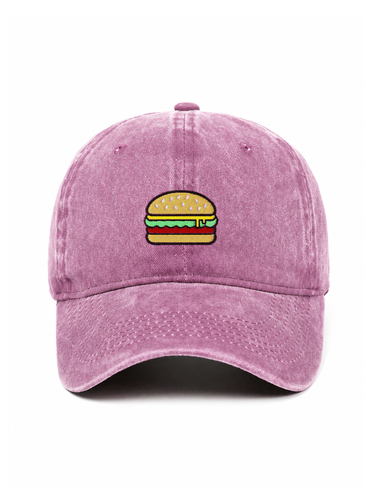 BURGER - Capkov.com Washed Cap – bílá