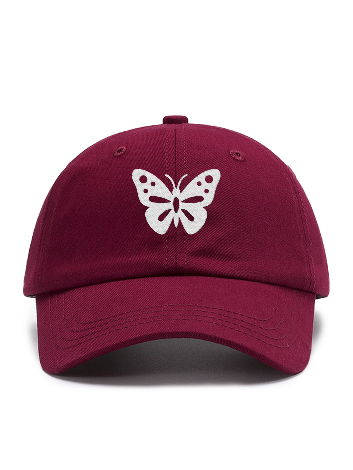BUTTERFLY – cap, Wine – photo 8 of 14