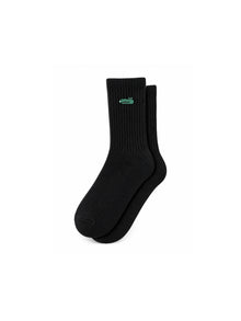 Capkov Embroidery Socks Crocodile – Black