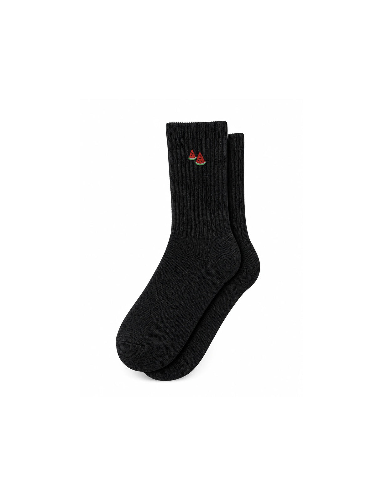 Capkov Embroidery Socks Watermelon – Black