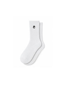 Capkov Embroidery Socks Capkov, White