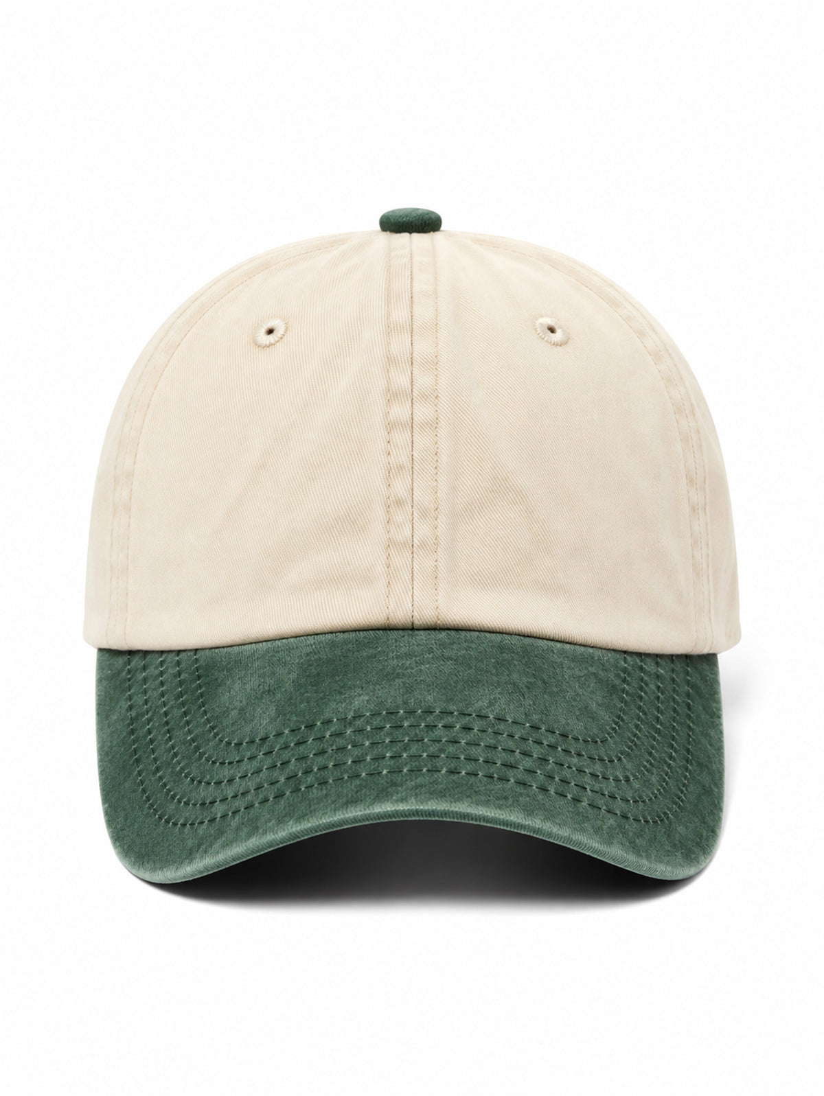 Vintage Two-Tone Cap without embroidery – cap, Washed Green – photo 8 of 8