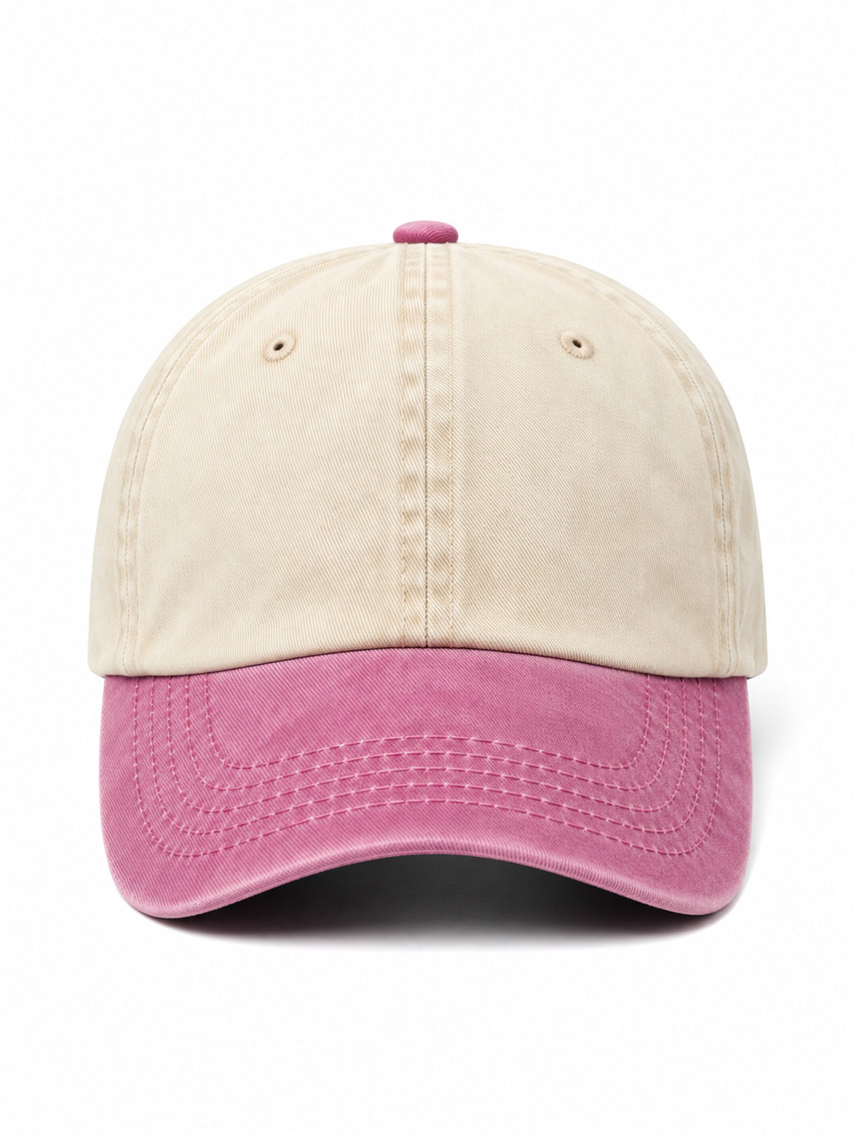 Vintage Two-Tone Cap without embroidery – cap, Washed Pink – photo 8 of 8