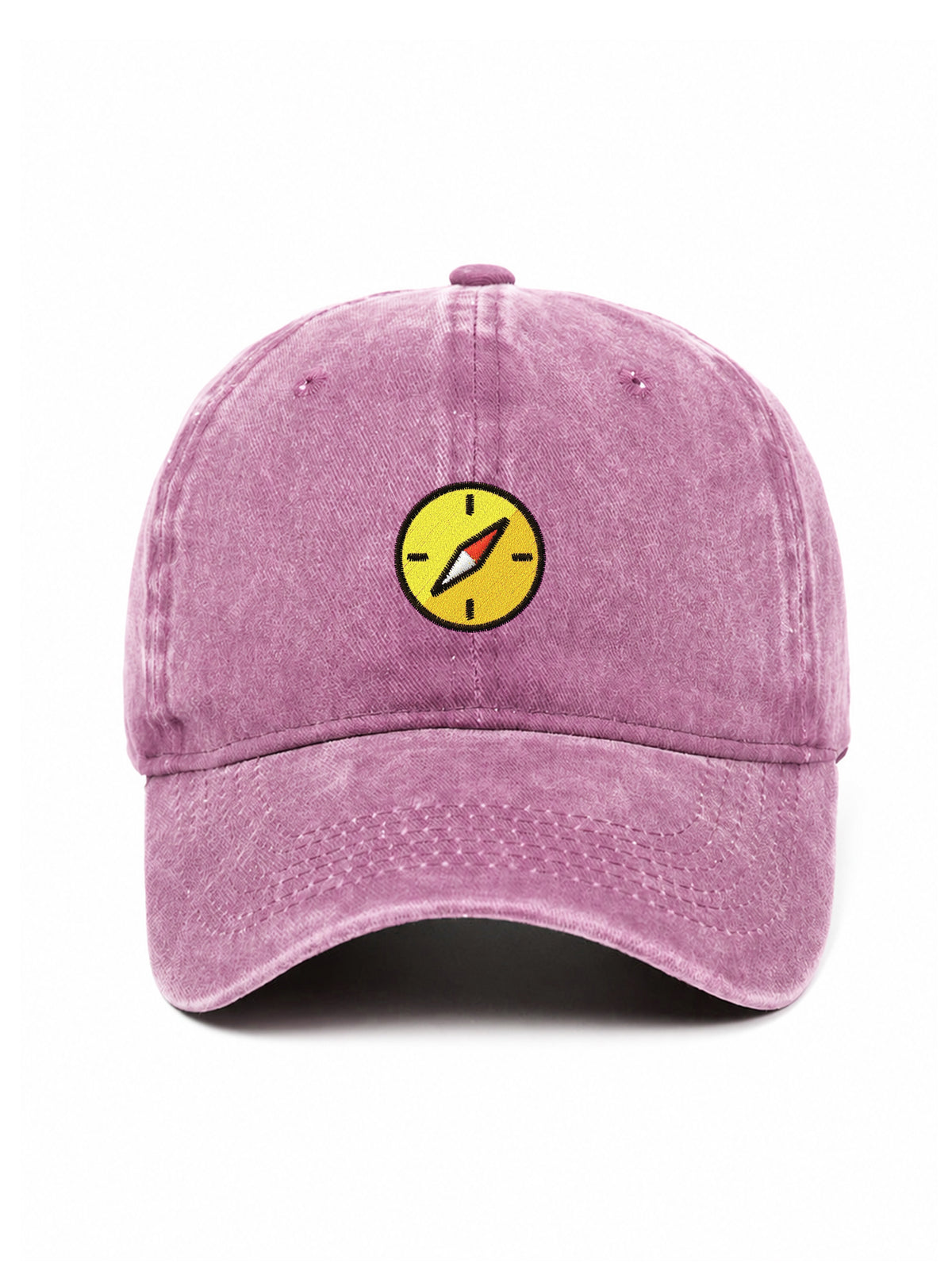 COMPASS - Capkov.com washed cap – bílá