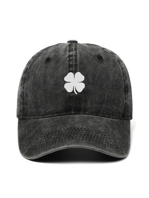FOUR LEAF CLOVER - Capkov.com washed cap-Hat-Capkov