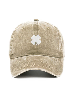 FOUR LEAF CLOVER - Capkov.com washed cap-Hat-Capkov
