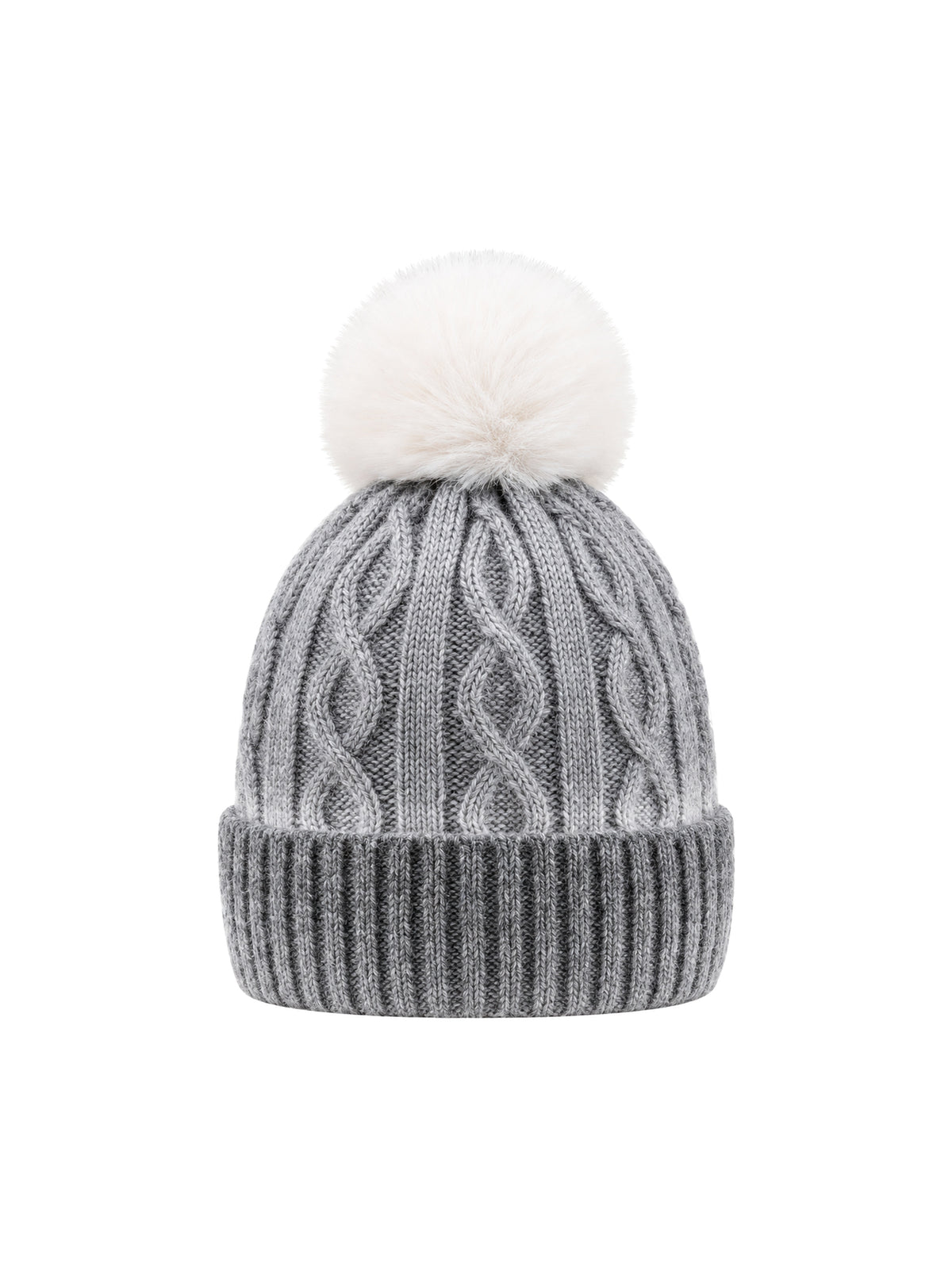 Kids Pom Beanie (1 Pom) – Grey | Capkov