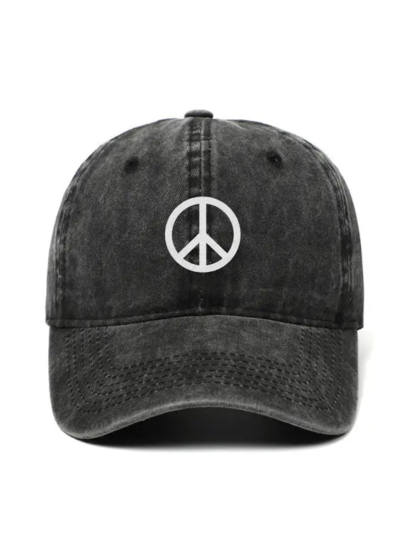 PEACE - Capkov.com washed cap-Hat-Capkov