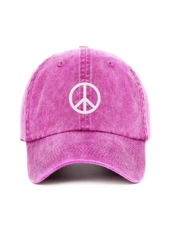 PEACE - Capkov.com washed cap-Hat-Capkov