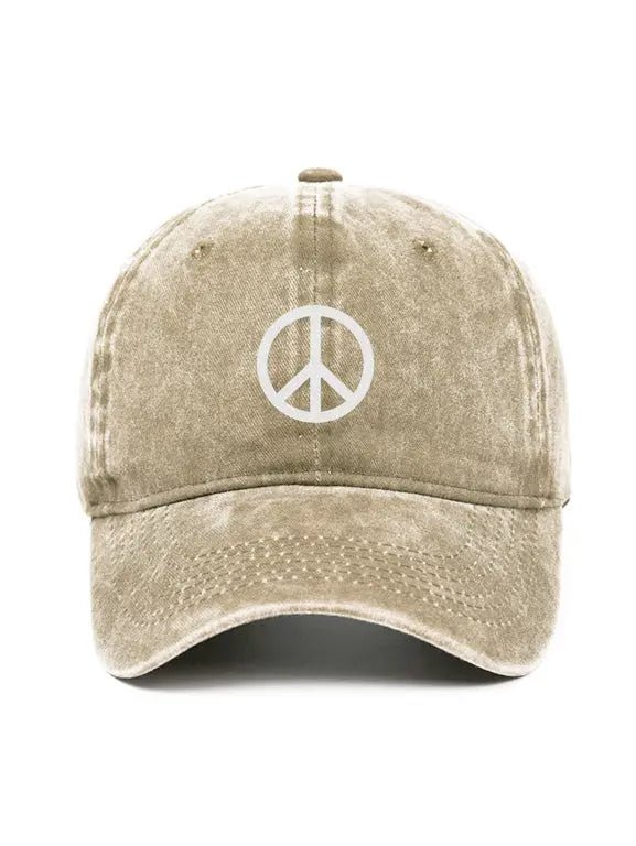 PEACE - Capkov.com washed cap-Hat-Capkov