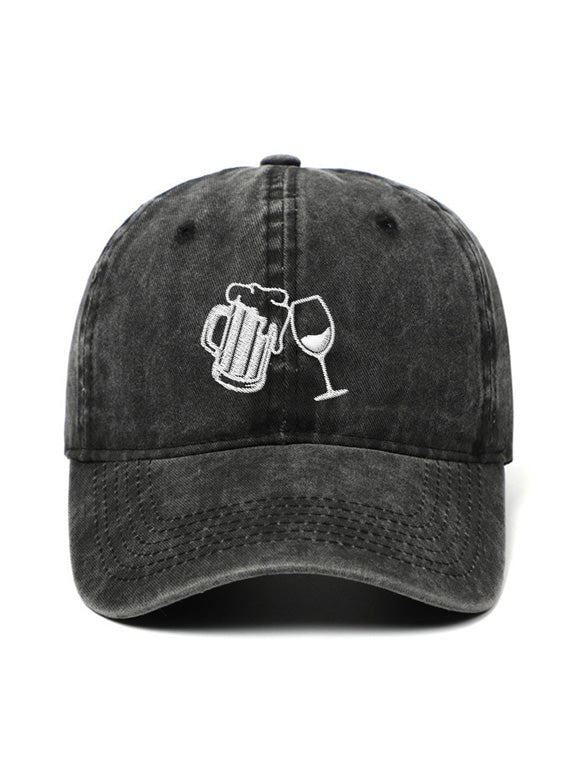 BEER and WINE "Cheers" - Capkov.com washed cap-Hat-Capkov