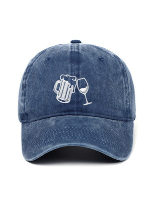 BEER and WINE "Cheers" - Capkov.com washed cap-Hat-Capkov