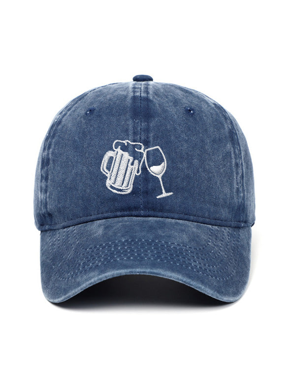 BEER and WINE "Cheers" - Capkov.com washed cap-Hat-Capkov