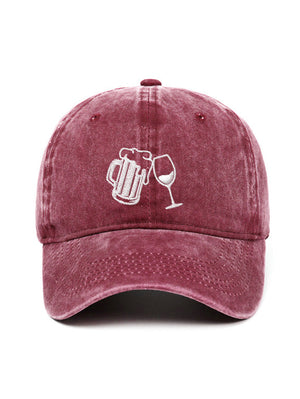 BEER and WINE "Cheers" - Capkov.com washed cap-Hat-Capkov
