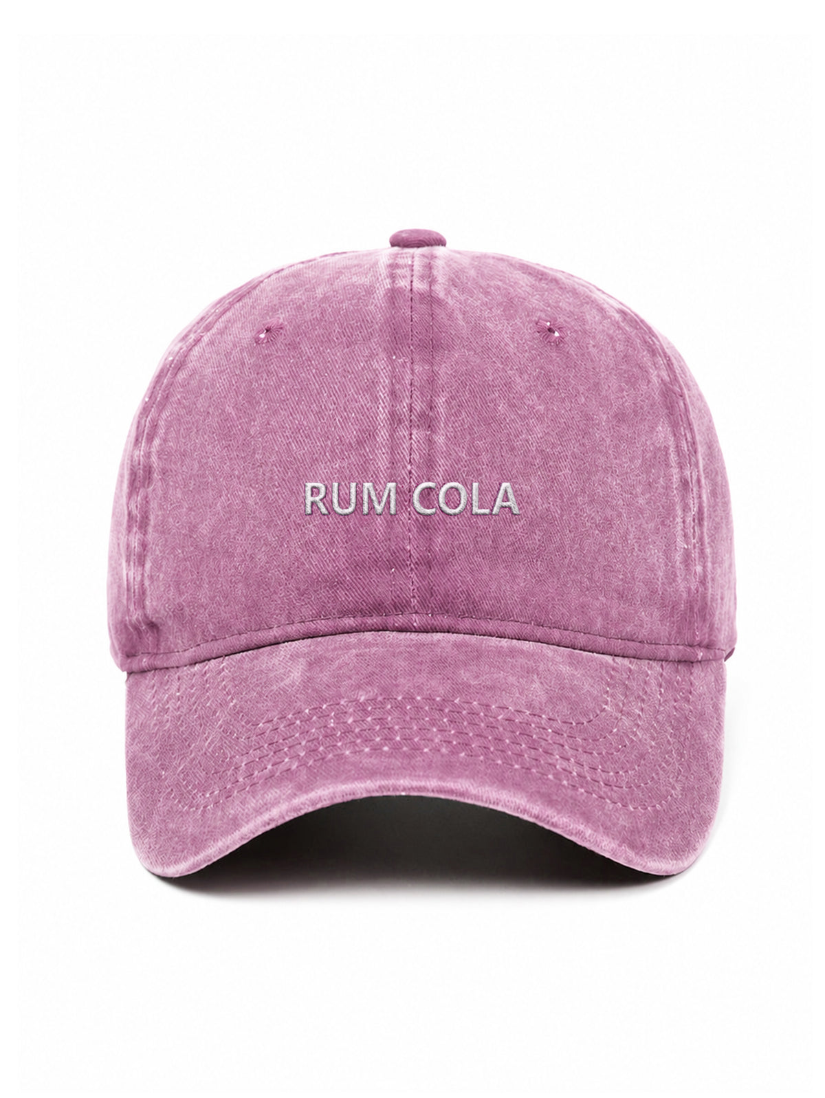 RUM COLA - Capkov.com washed cap – bílá