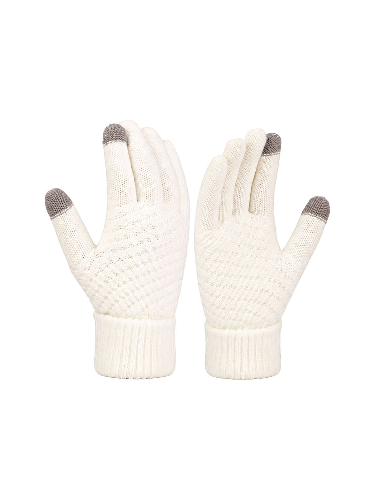 Winter Set – Beanie, Gloves & Scarf – White – gloves | Capkov