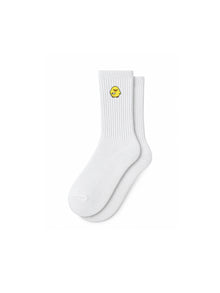 Capkov Embroidery Socks Stabo, White