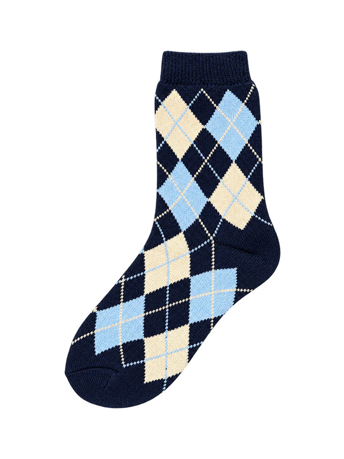 Capkov Winter Socks Argyle – Blue