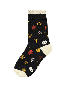 Capkov Winter Socks Forest – Black