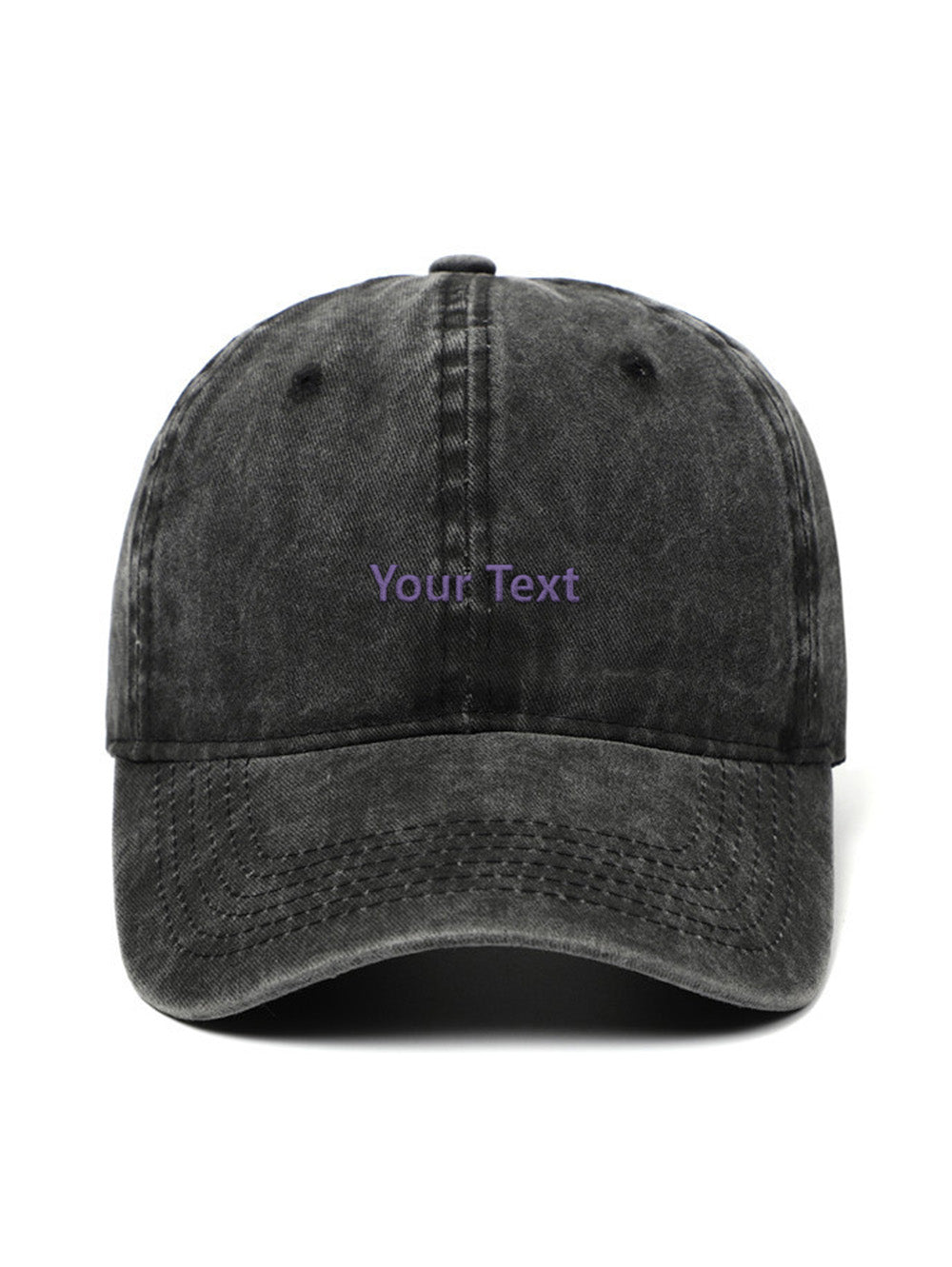 ✂️ Your own design TEXT - Capkov.com washed cap-Hat-Capkov