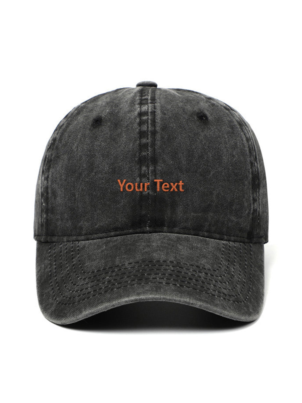 ✂️ Your own design TEXT - Capkov.com washed cap-Hat-Capkov